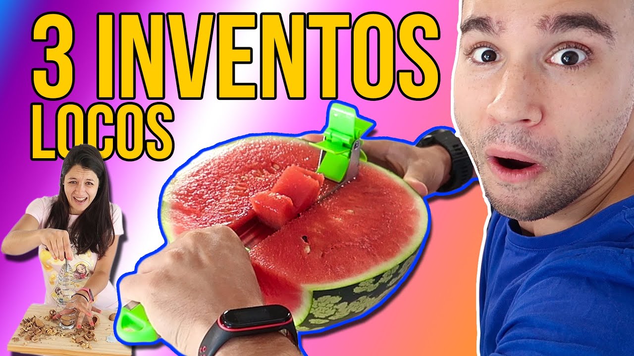PROBANDO 3 INVENTOS MUY RAROS DE COCINA ¿Funcionan?
