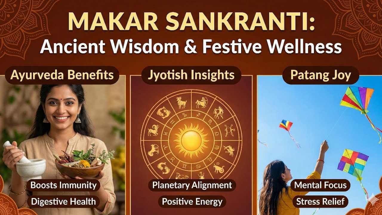 सुर्य नमन मकर संक्रांति का शुभ अवसर आयुर्वेद आप अपने अंदर समाहित करे सदैव निरोगी रहे