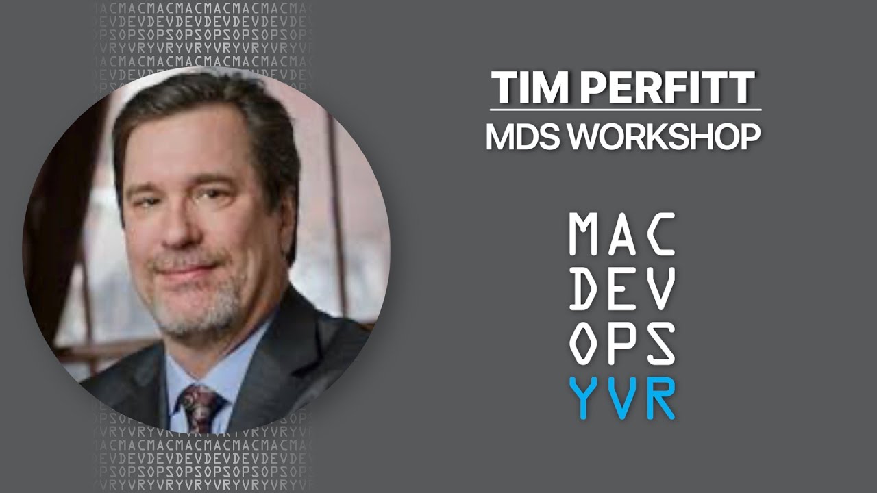 MDOYVR20 - Tim Perfitt - MDS Workshop