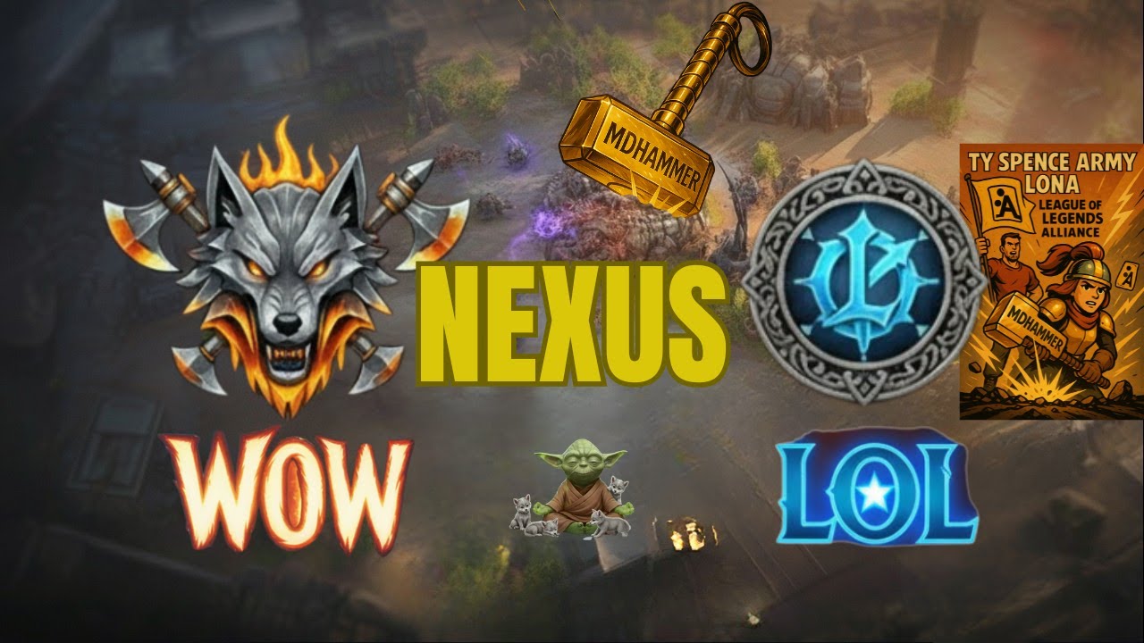 Битва за Нексус — НЕВЕРОЯТНАЯ ЭПИЧЕСКАЯ БИТВА — WoW против LOL