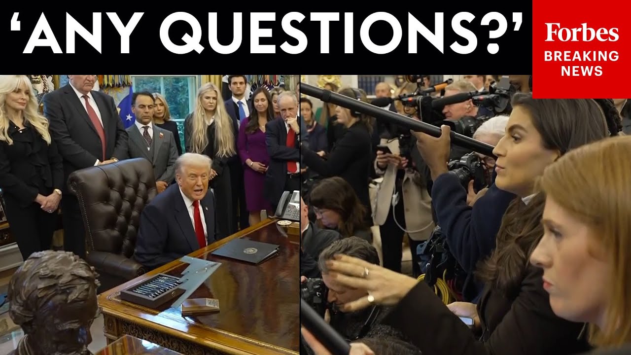 BREAKING NEWS: Trump Takes Questions From Reporters About Funding Bill That Would End Govt Shutdown