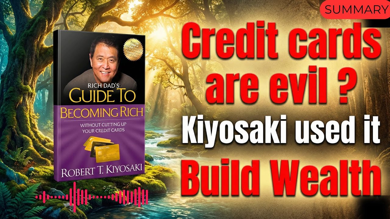 Credit cards are evil ? But Built wealthy.🔥Rich Dad's Guide to Becoming Rich Summary🔥