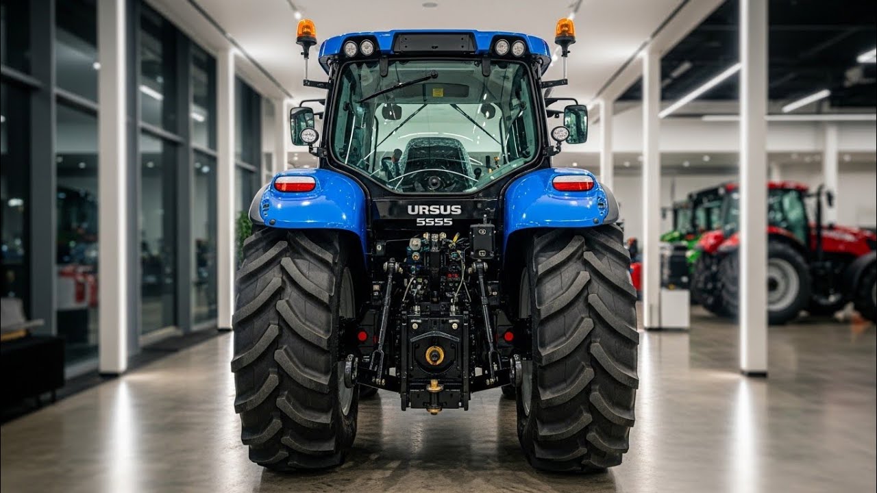 2026 Ursus 5555 Blue Tractor – Nowy Niebieski Ciągnik Rolniczy | Pełna Prezentacja
