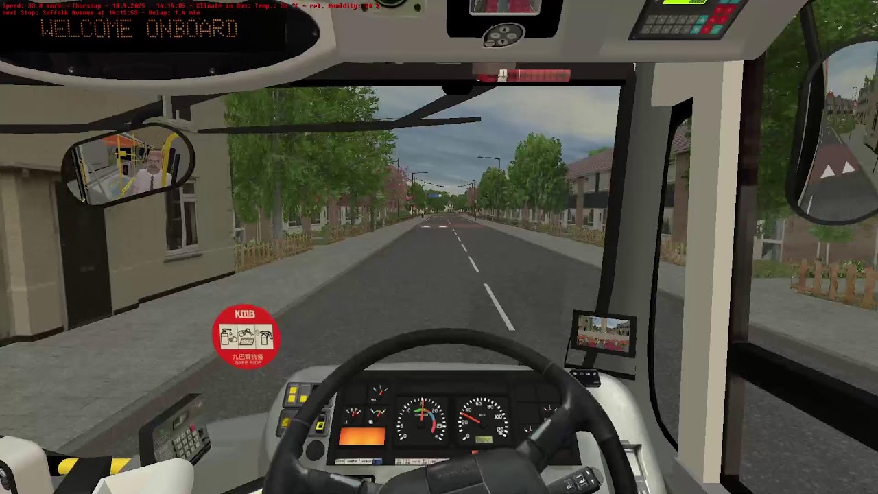 OMSI 2: Volvo B9TL ZF Kickdown Mod | Route PR2 (Yorkshire 3.0)