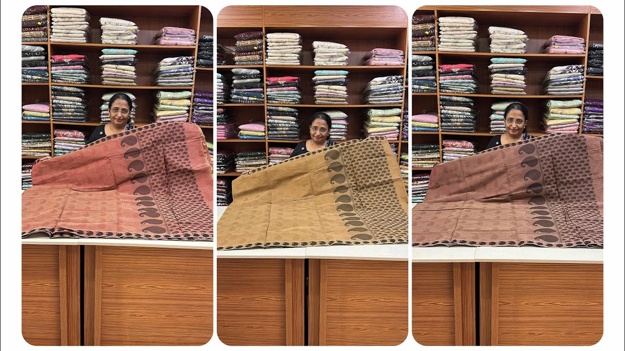 Cotton Sarees Collections- WhatsApp to order 9074244276