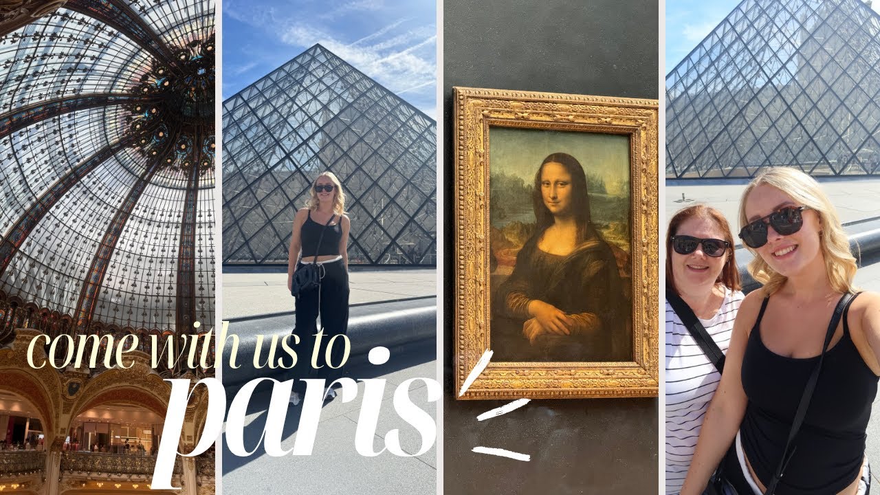 WE WENT TO PARIS!! | I SAW THE MONA LISA | VISITING THE LOUVRE MUSEUM | TRYING MCDONALDS IN PARIS