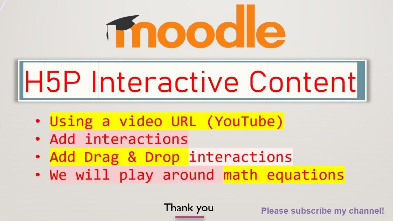 Интерактивный контент с H5P в Moodle: пошаговое руководство | H5P в Moodle