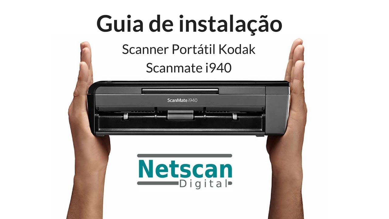 Guia de instalação: Scanner Portátil Kodak Scanmate i940