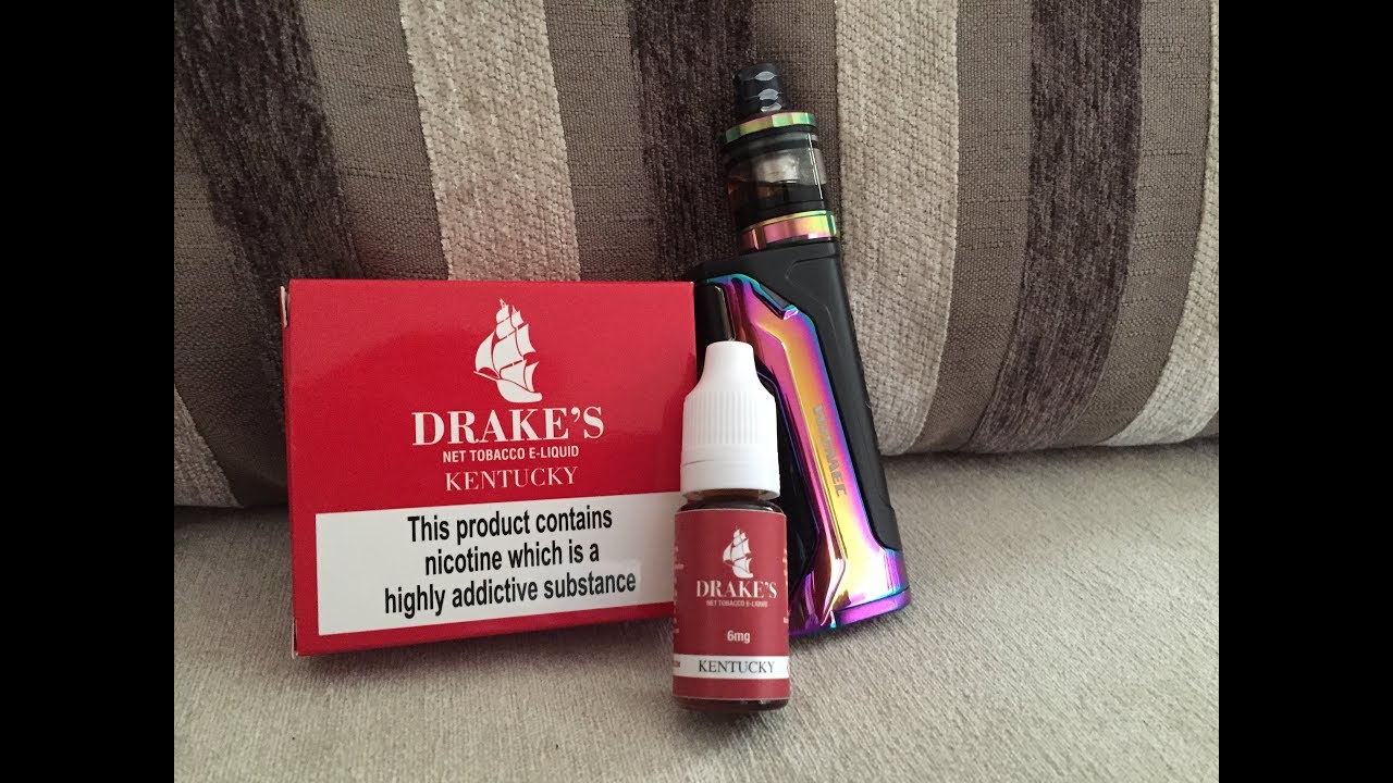 Wismec CB 80 MTL starter kit & Drake's Kentucky N.E.T e-juice review.