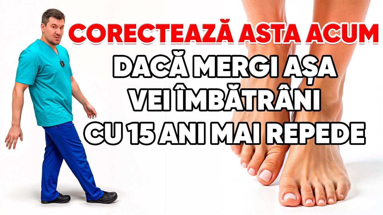 Mergi așa și rămâi tânăr!Ai grijă de picioarele, coloana și articulațiile 💪
