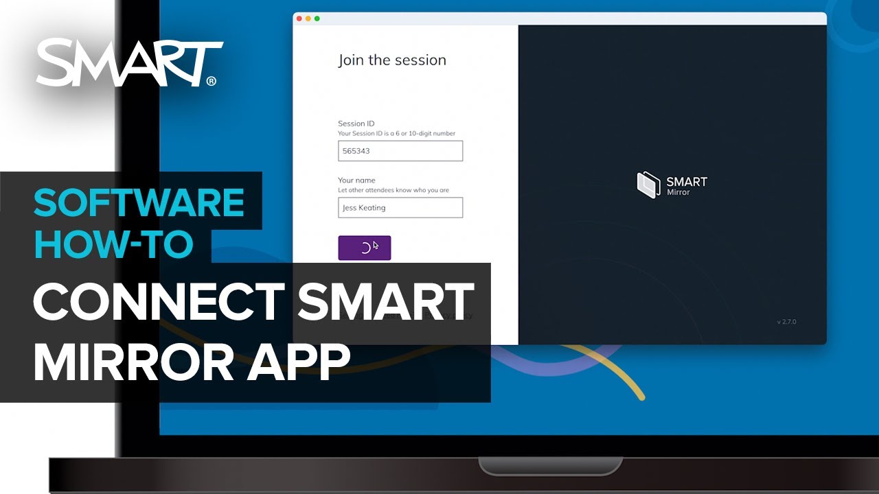 Connect to SMART Mirror using the SMART Mirror app (2022)