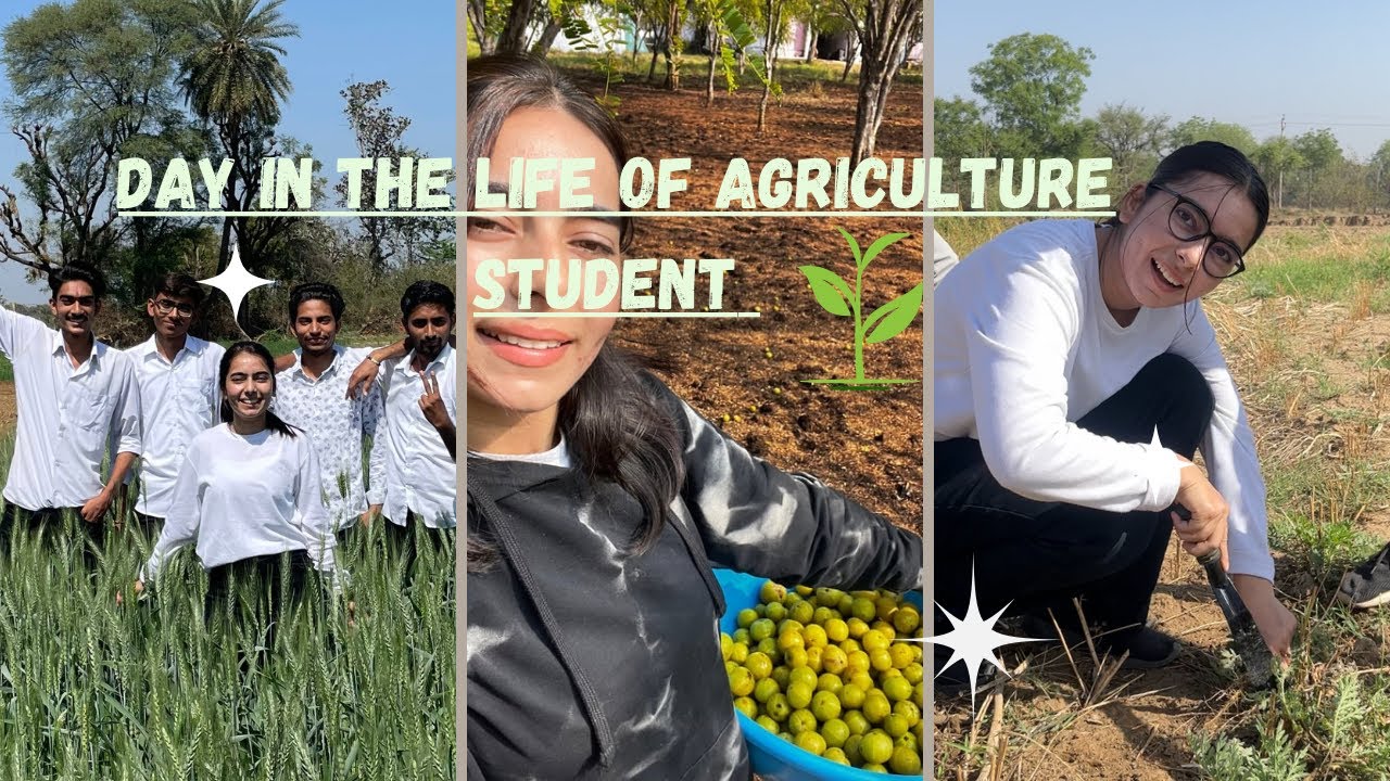 A day in the life agriculture student 🌱 👩‍🌾// agriculture// Bsc agriculture//