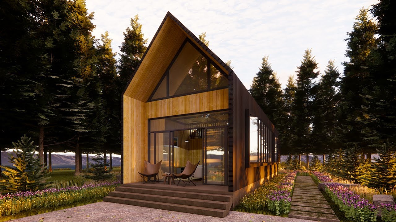 Cozy Cabin Design | 2 Bedroom | 1,421 Sqft