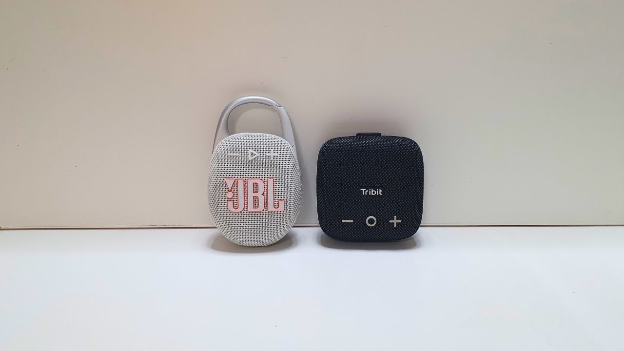 JBL Clip 5 против TRIBIT Stormbox Micro 2 (тест звука на уровне громкости 50–100%)