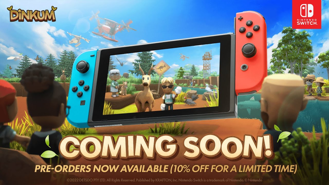 Dinkum Nintendo Switch Announcement Trailer [Pre-Order Discount & Free Demo Available!]