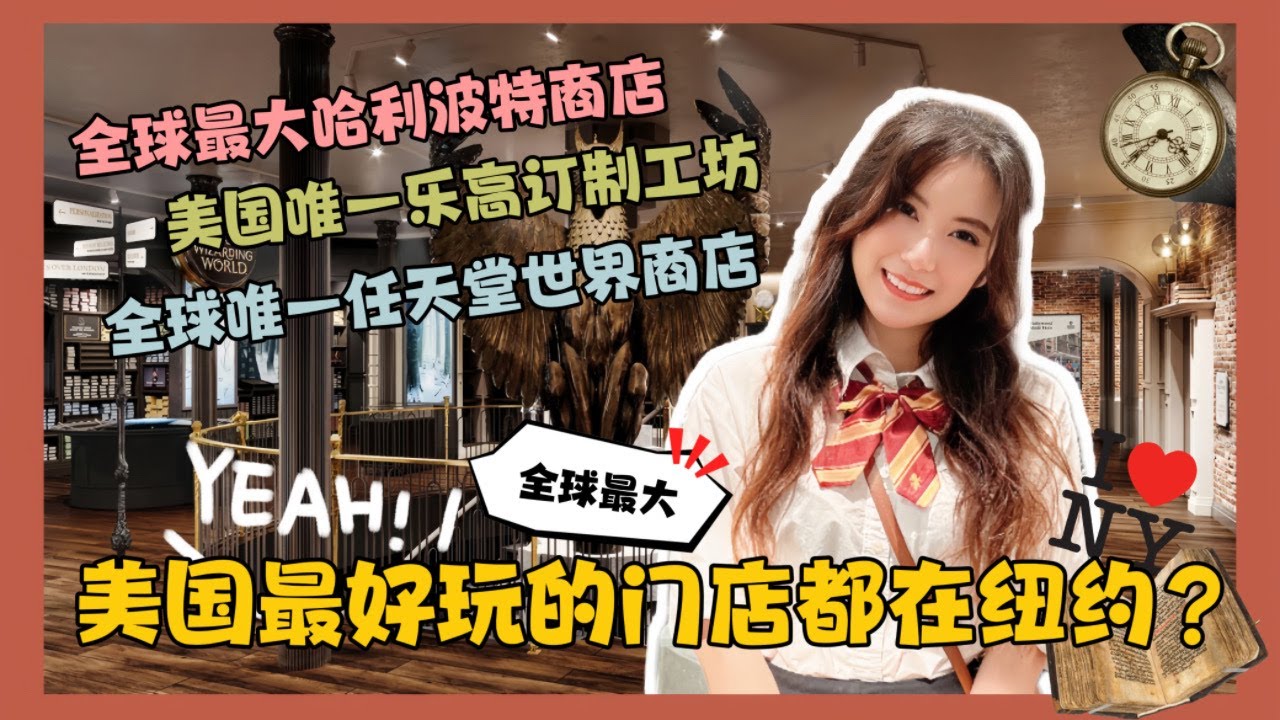 🇺🇸美國最好玩的門店都在紐約❓探訪全球最大的哈利波特商店❗️美國唯一樂高訂製工坊❓全球最大的任天堂世界商店❓紐約之行 NewYork Trip Ep.2