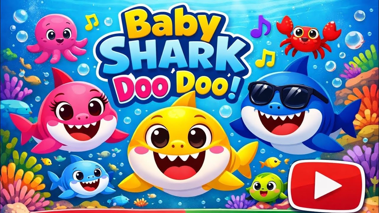 Baby Shark Song – New Version 🎶 | Nursery Rhymes for Babies
