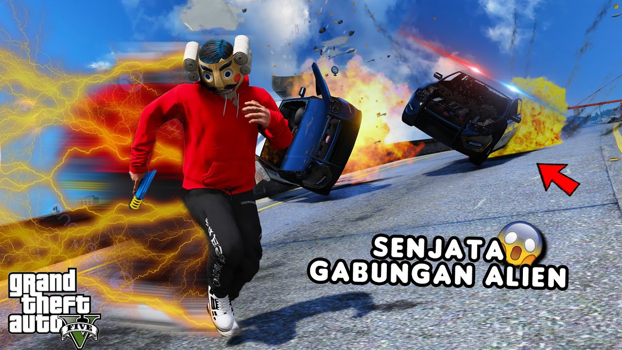 SENJATA ALIEN GABUNGAN VS POLISI - GTA 5 ROLEPLAY