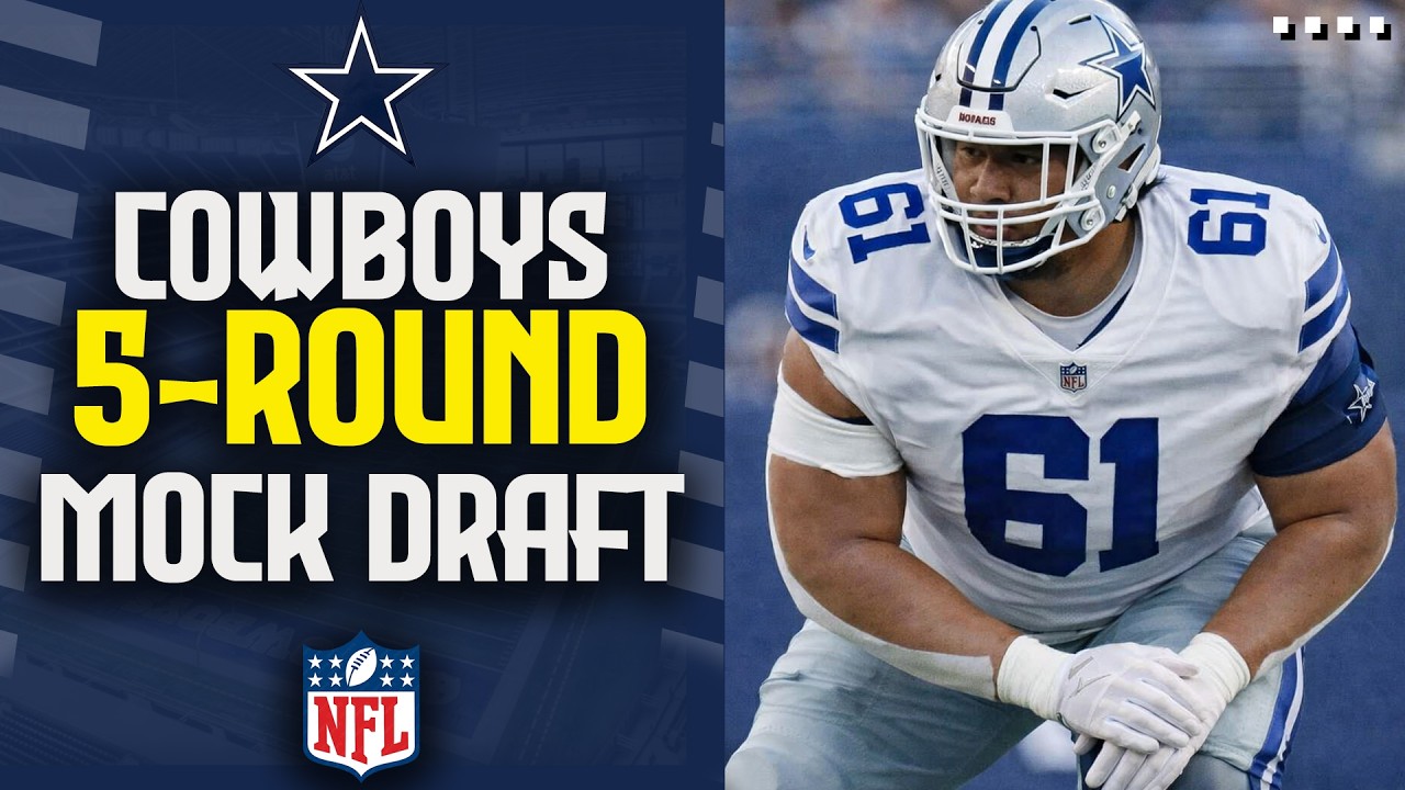 Dallas Cowboys 5-Round Mock Draft | Pre NFL Scouting Combine Mock   HD 1080p