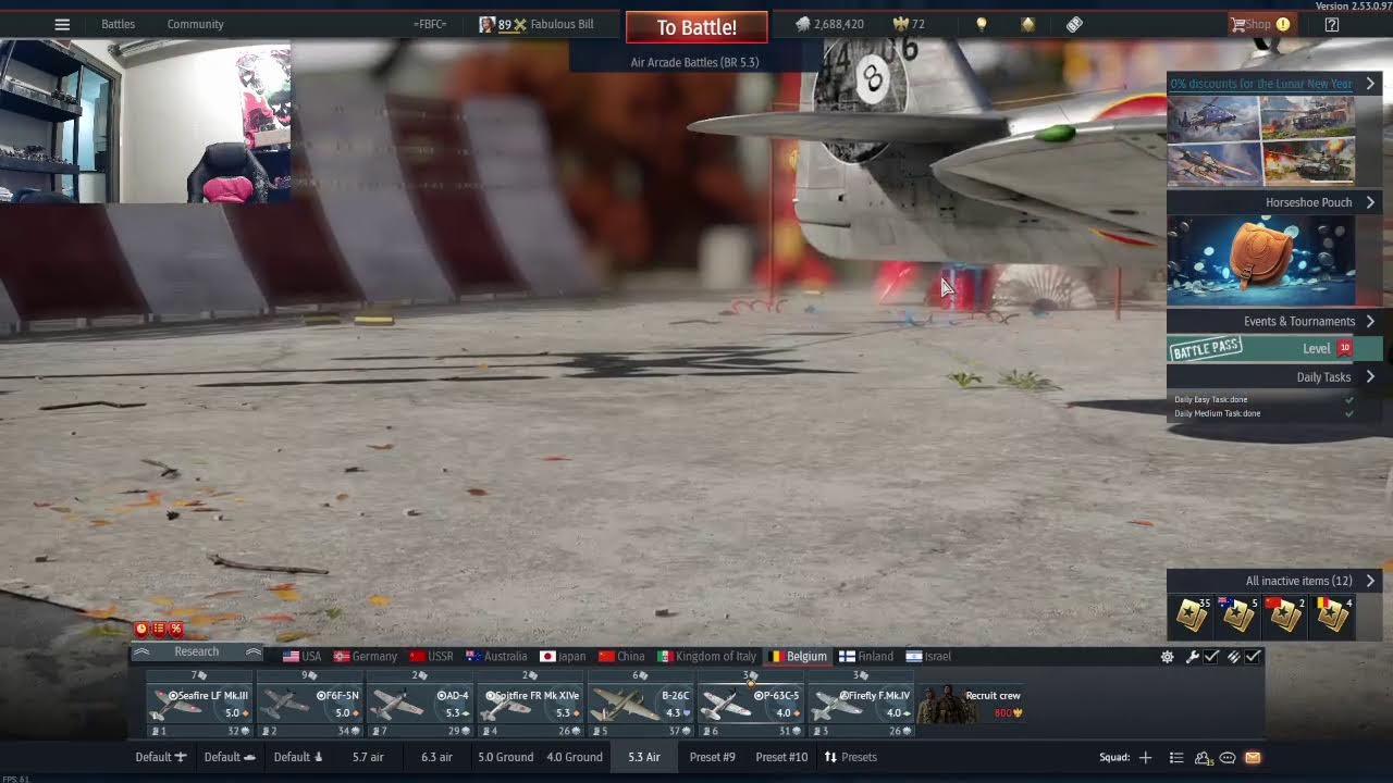 War thunder Air Arcade Chaos Event Grind 2