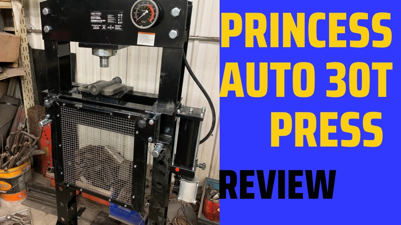 Pro point/Princess Auto 30 ton press review