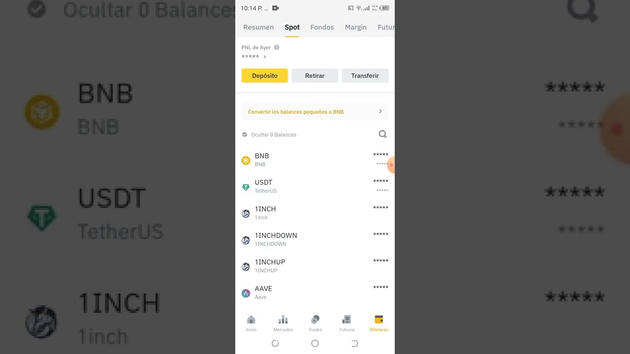 Ahorros flexibles y staking bloqueado en Binance