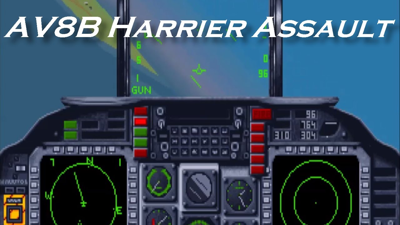 Tutuala Strike - A tribute to AV8B Harrier Assault (DOS Game, 1992)