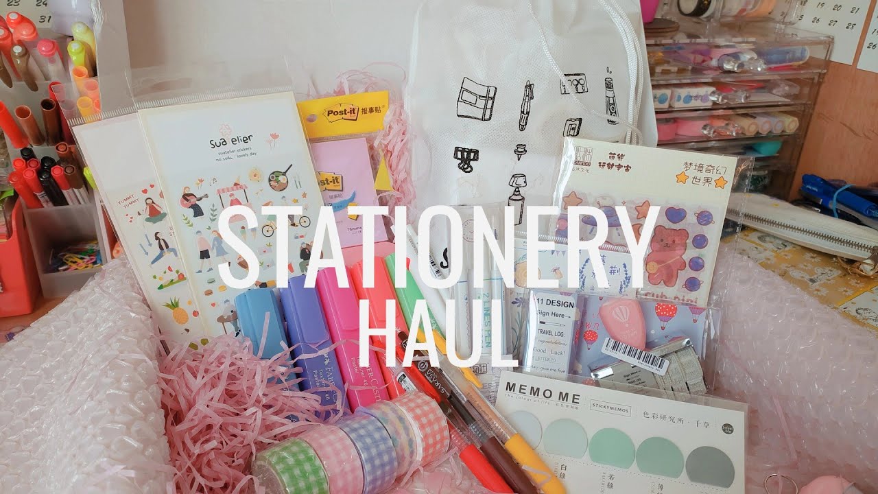stationery haul ~ w/ Stationery Pal