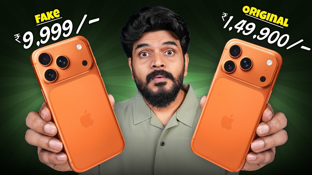 Fake iPhone 17 Pro Max vs Original 🔥 Full Comparison in Telugu || How to Identify Fake iPhone ||