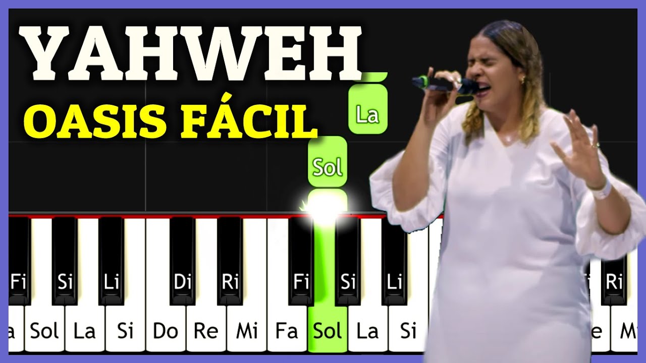 YAHWEH SE MANIFESTARA Piano Tutorial (Oasis Ministry) - Pista Acordes y Partitura PDF