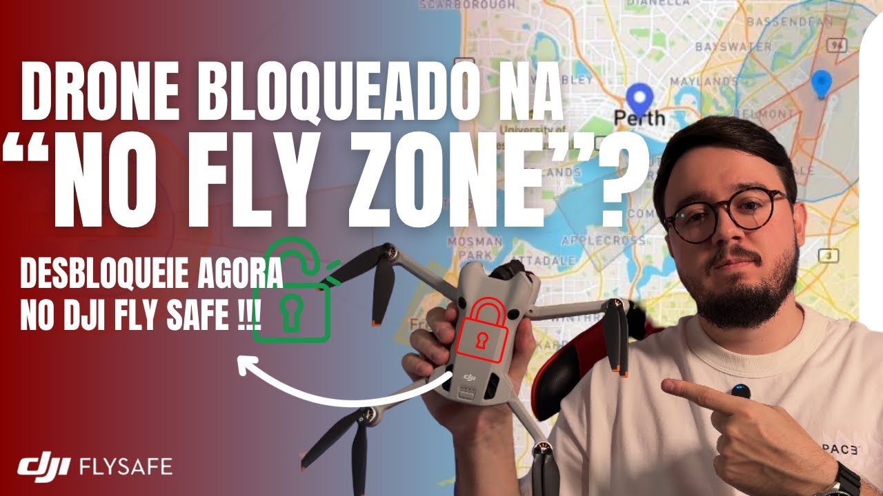 DJI FLY SAFE: DESBLOQUEIE seu DRONE legalmente e voe em zonas NO FLY ZONE - TUTORIAL COMPLETO 2025