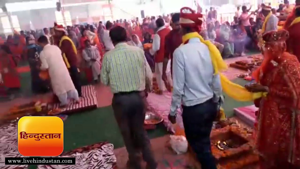 यूपी: मुख्यमंत्री सामूहिक विवाह योजना के तहत 92 जोड़ों का हुआ विवाह