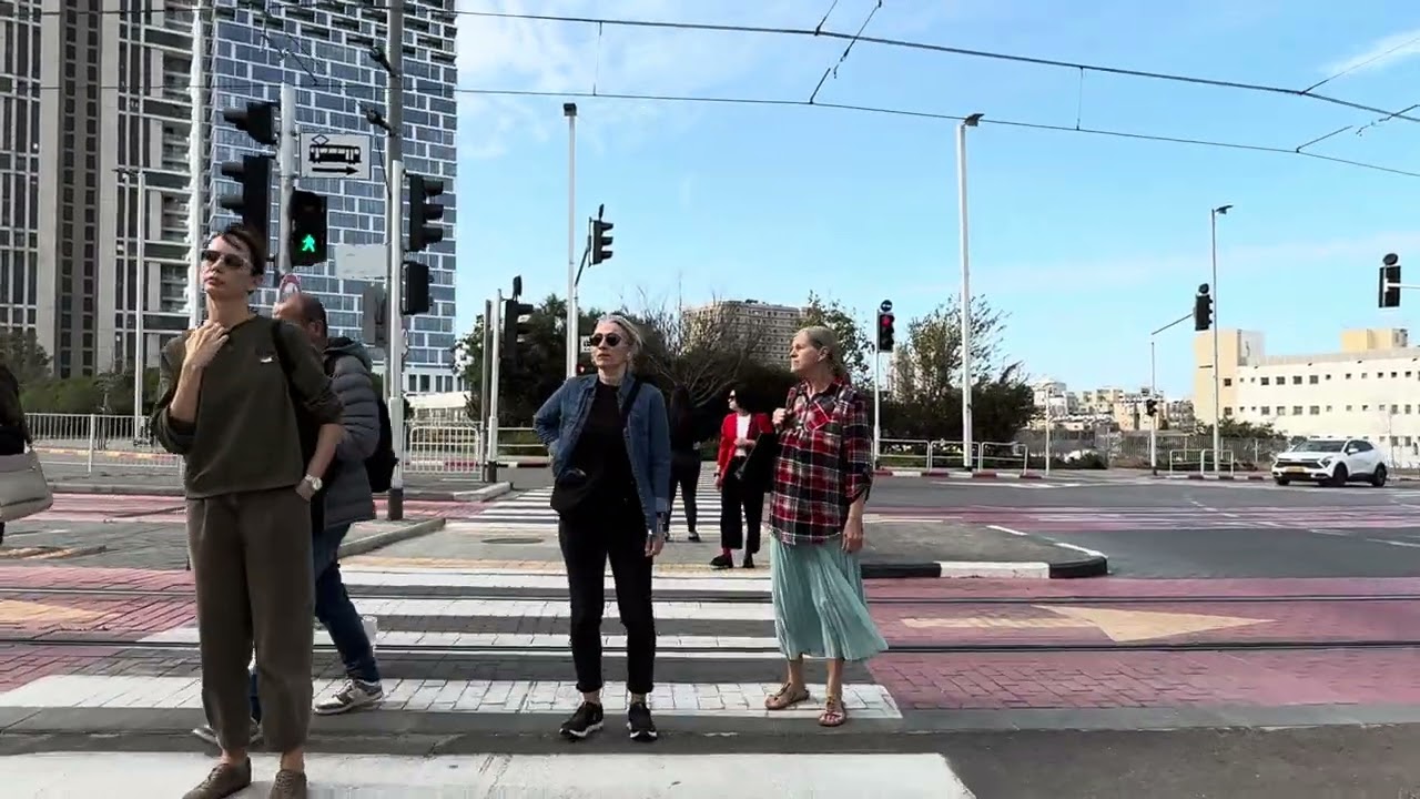 Bat Yam Israel Walking Tour 4K 🇮🇱 Friday the 13th Morning Walk | Real City Life & Tram Ride.