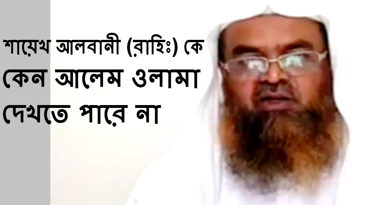 শায়েখ আল বানী (রাহিঃ) কে কেন অনেক আলেম ওলামা দেখতে পারে না | Sheikh Dr Abu Bakar Mohammad Zakaria