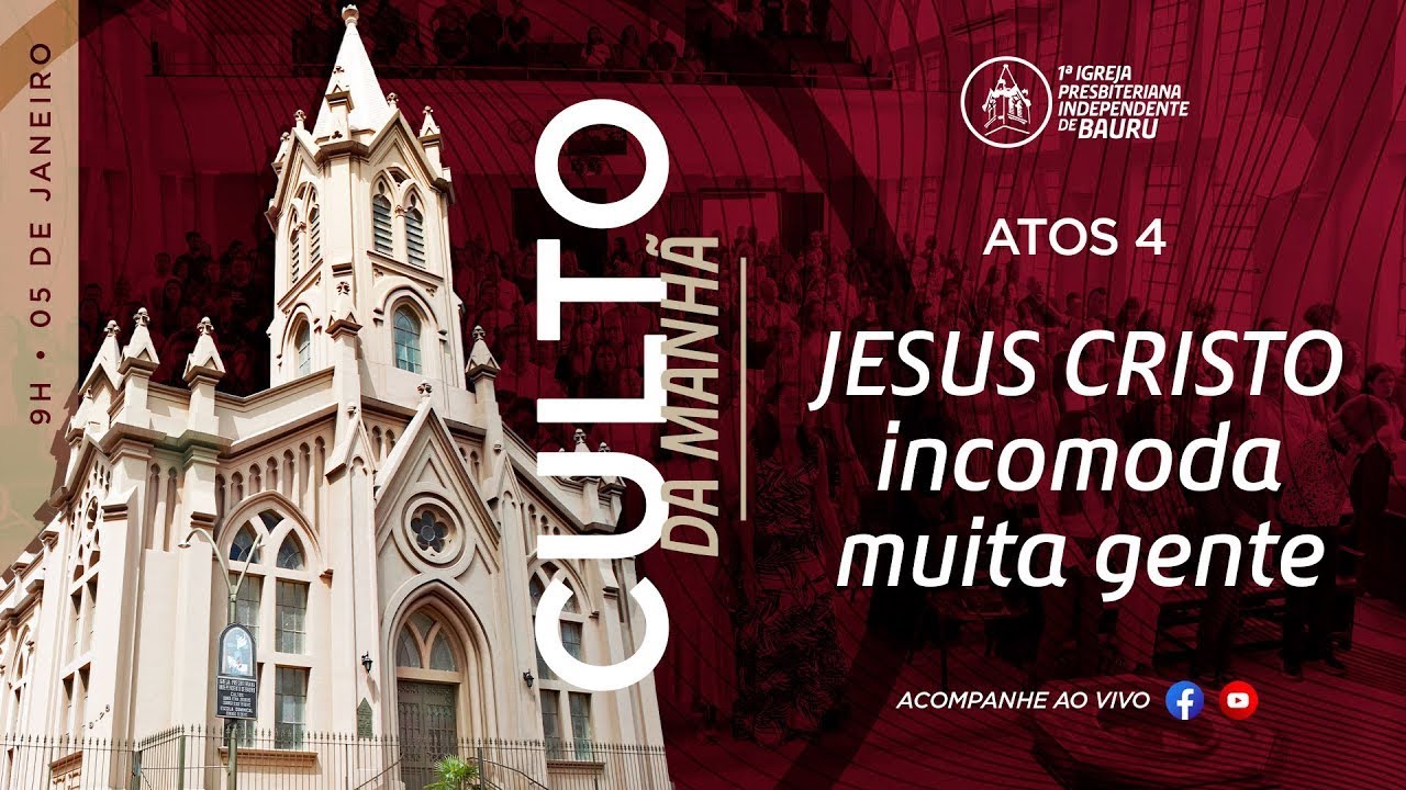 Atos 4: Jesus Cristo incomoda muita gente - Rev. Davi Therezan