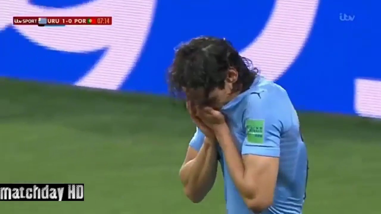 CAVANIi KOPFBALL TOR!!  Uruguay vs Portugal 1-0 | WM 2018