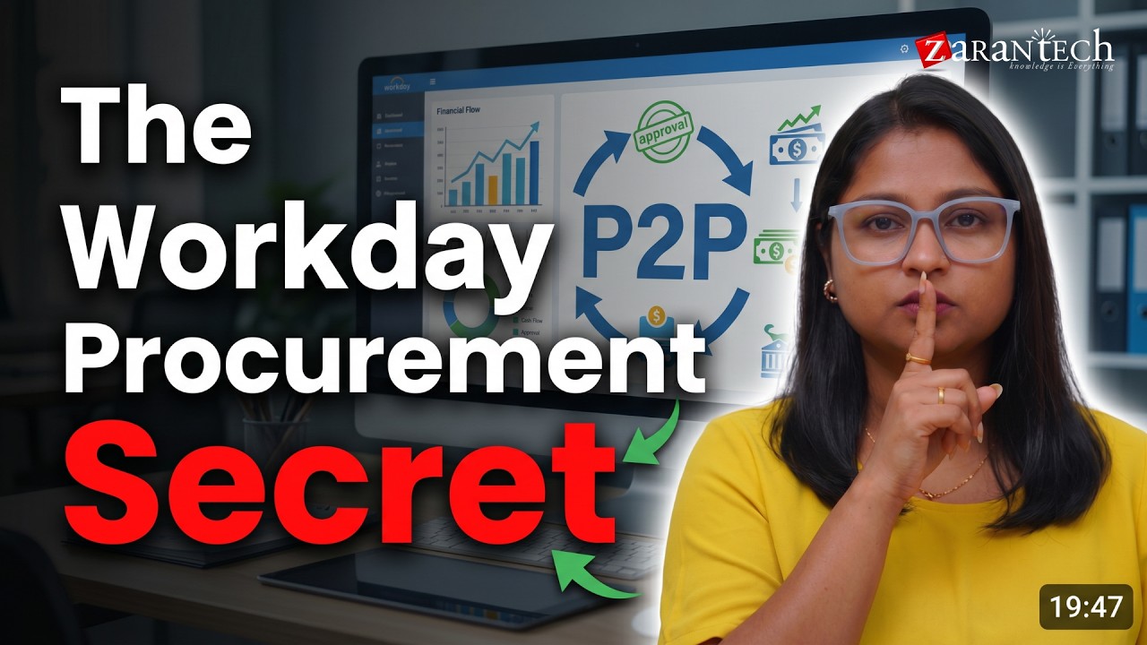 Procurement Items and Supplier Classification Setup | Workday Procure to Pay | ZaranTech