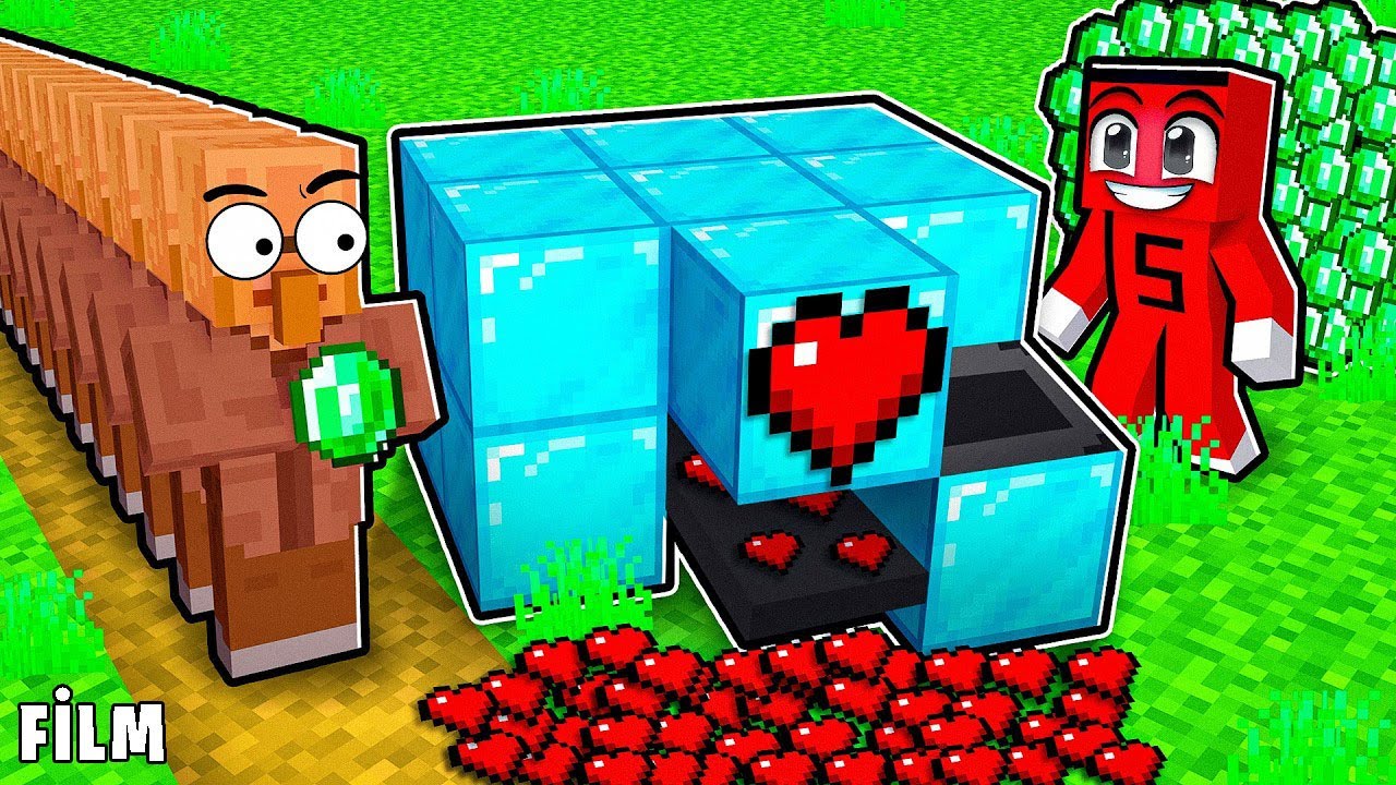 EN BÜYÜK KALP FABRİKASINI KURDUM !! - Minecraft