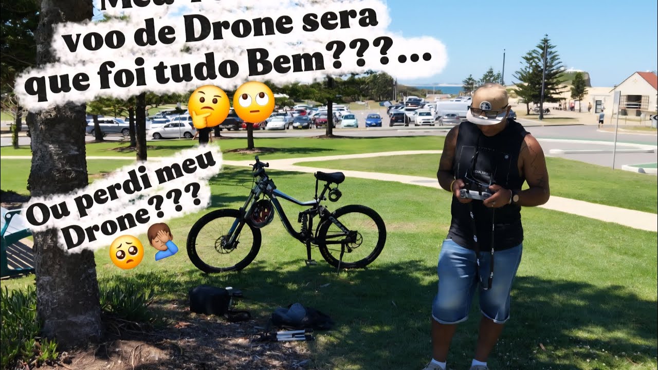 Comprei meu primeiro Drone, 3° voo será  que foi tudo bem🙄🤦🏽‍♂️???...Vamos ver???🙏😂