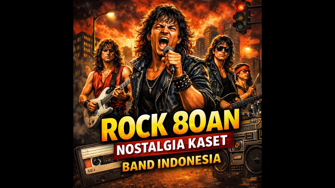 Band Rock Indonesia 80an Terbaik 🎸 Nostalgia Kaset Jadul yang Dirindukan