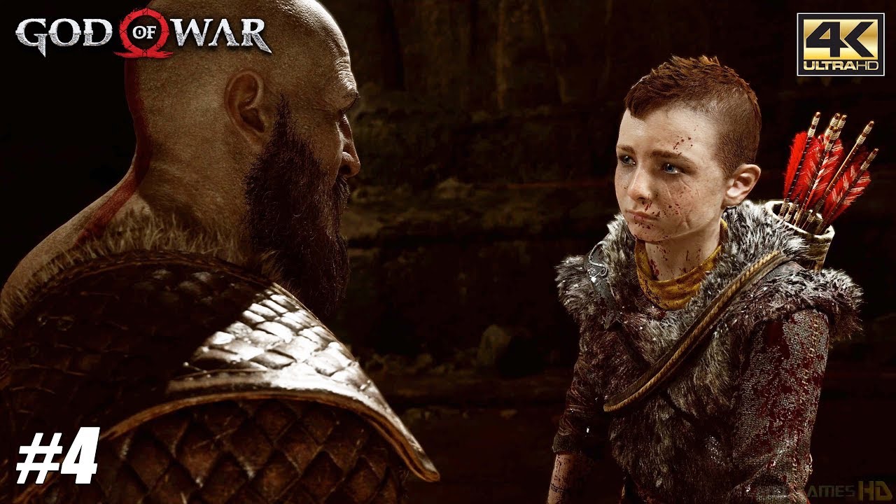 God of War - PS4 Pro Gameplay Playthrough CZ 4K 2160p - PART 4