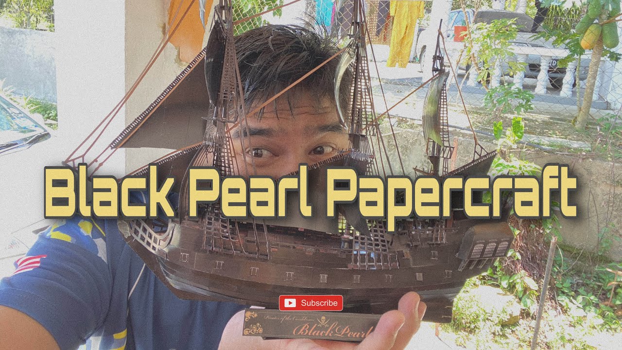 Pirate Of The Caribbean Black Pearl Papercraft