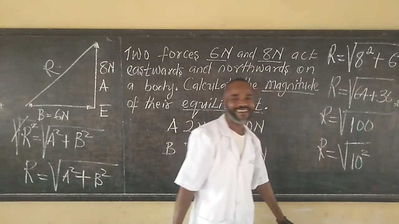 #How to calculate #resultant force #A-level #gcse #igcse #maths