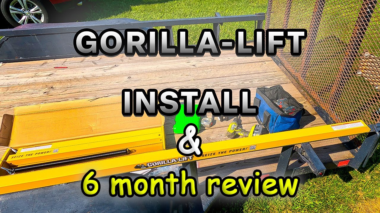 Установка системы подъемных ворот Gorilla-Lift и обзор за 6 месяцев! Полная установка и обзор