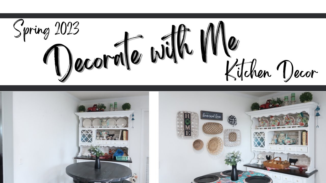 * NEW * Decorating My Kitchen By Shopping My Home | Farmhouse Style // ClutteredCorkBoard