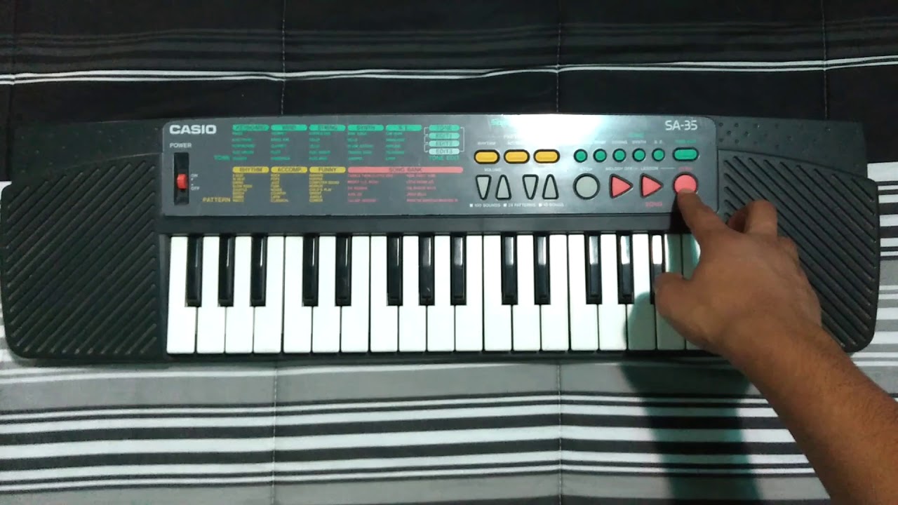 Casio SA-35 SongBank Keyboard Demo Songs