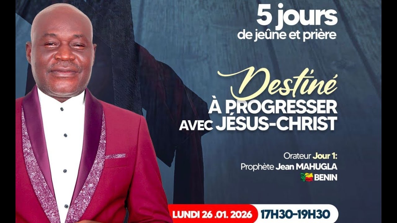 [LIVE]PREMIER SÉMINAIRE DE L'ANNÉE 2026 5 JOURS DE JEÛNE ET PRIÈRE