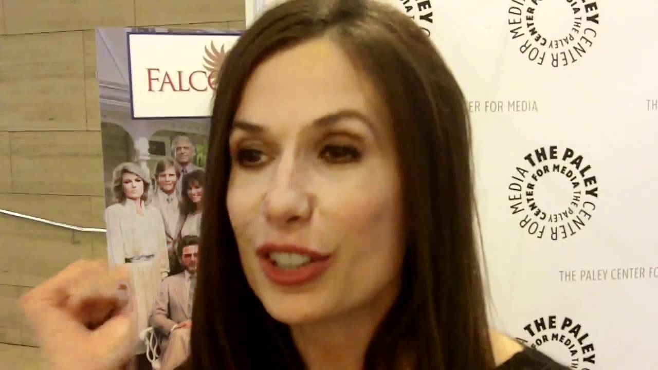 ANA ALICIA talks playing Melissa at the FALCON CREST TV reunion at the Paley Center Beverly Hills.