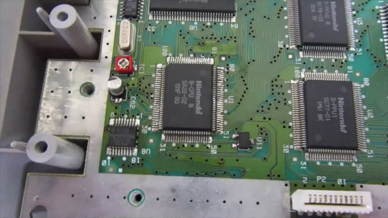 SNES  Picture Issues CPU Chip Change Fix