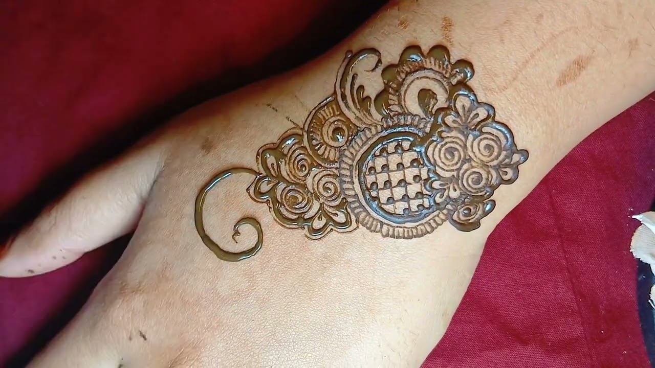 Easy Simple Mehndi Design for Hands 🌸 | Beautiful Arabic Henna 2026 #mehndi #henna #viralmehendi 